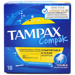TAMPAX 18 Count Compak Reg (B)