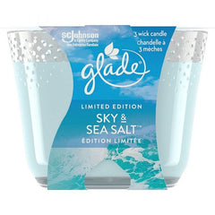 GLADE Candle Triple Wick 549g Sky Sea Salt