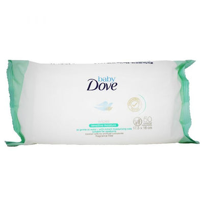 DOVE Baby Wipes 50count Sensitive Moisture 1