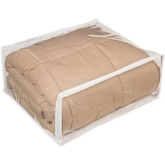 Pillow / Comforter storage Closet Bag Clear Vinyl Zippered 23"L x23"W x12"H