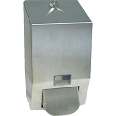 DEB Stainless Steel Soap Dispenser Push 1000 ml Capacity Cartridge Refill Format