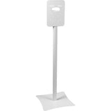 CERTAINTY Pole Stand For Wall Dispenser Color White Powder Coated Steel 