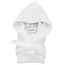 Kids Terry Velour Hooded Robes (100%C) Extra Soft Plush (recommended 3-6 years old) color: White 3/ Pack