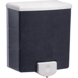 BOBRICK Surface-Mounted Soap Dispenser Push 1200 ml Capacity Color Black or Grey