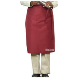 Premium Bistro Aprons 36"W X 29"L fabric twill 7.25oz 65/35 Poly/Cotton design 2 Pockets color MULTICOLOR