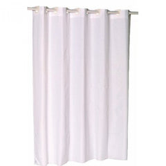 Stall Shower Curtain Water Resistant Nylon with built in Hooks 39"x 77" Packing 6's/ Box