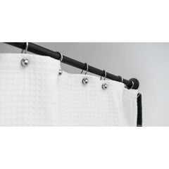 Shower Curtains Waffle cotton Poly Blend Outer Layer 72"x 72" Packing 2's/ Box
