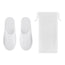 Premium Plush Fleece Closed Toe Indoor Slippers in Ind. Reusable Non-Woven Bags Unisex Sole size 11
