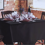 Table Cloth 36"x36" Fabric 6 oz. 100% Polyester Filament Milliken USA "Visa Plus" color BLACK