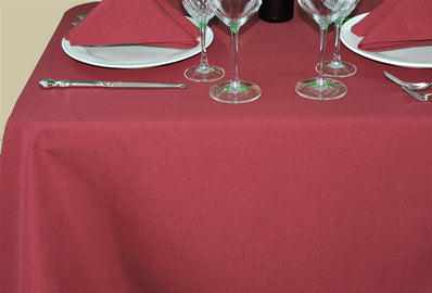 Table Cloth 90"x90" Fabric 6 oz. 100% Polyester Filament Milliken USA "Visa Plus" color DARK