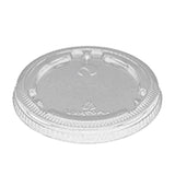 PLA Flat Lid NO HOLE for 12-20oz PLA Compostable Cup ( 100% Compostable )