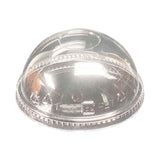 PET Dome Lid without Hole for 12oz - 24oz PET Clear Cold Cups (98mm) 