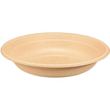 24oz Sugar Cane Natural Fibre Salad Bowl ( Natural ) 100% Compostable - 208mm