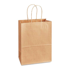 (Grouse) Twisted Handle Bag ( Kraft ) 9.84'' X 5.12'' X 13.19''