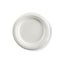 6'' Sugarcane Fibre Plate (White) (100% Compostable & Recyclable) 1000 unit/Pack