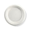 7'' Sugarcane Fibre Plate (White) (100% Compostable & Recyclable) 1000 unit/Pack