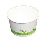 12oz PLA Paper Soup Bowl ( 100% Compostable )