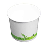 16oz PLA Paper Soup Bowl ( 100% Compostable )