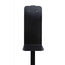Dispensador de jabón/desinfectante telescópico de color negro con soportes de acero portátiles ajustables, paquete de 1