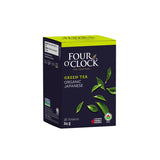 FOUR O' CLOCK Green Tea Japanese Fair Trade Organic  96 ea Teabags