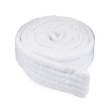 Bathrobe Belts Velour (100%C Pre-Shrunk) Double Loop Cotton 500GSM Robe Belt Size: Std. 70"L White