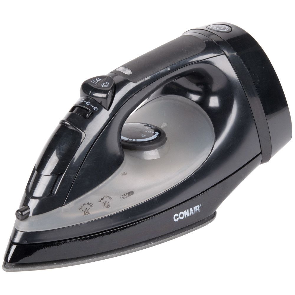 Conair® Cord Keeper Steam Iron Black