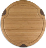 CuisinArt 14â€ x 14â€ Nonslip Round Bamboo Cutting Board