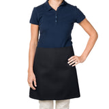 Standard 4-way waist Aprons color BLACK / WHITE