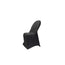 Fundas de silla ajustadas estilo Scuba Tejido 94 % poliéster 6 % elastano Color: blanco o negro Paquete de 2