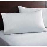 Flannel 100%Cotton Standard Pillow Covers 20"x28" color WHITE