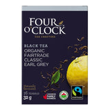 FOUR O' CLOCK Earl Grey Black Fair Trade Organic  96 ea Teabags