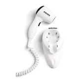 Hamilton Beach Wall Mount hair Dryer 1500 Watts Auto Safety Shut Off White