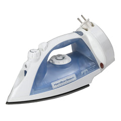 Hamilton Beach White, Mid Steam Steam/Spray Iron with Retratable Cord Position SensingASO