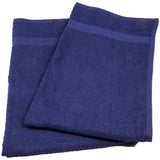 Bleach Resistant Salon Towel with Cam Border 16" x 28" #2.50Lbs/dz color: NAVY