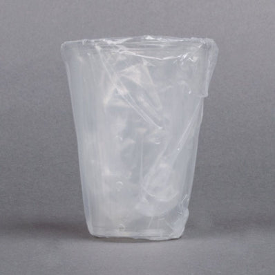 Cups 9oz Soft Plastic individually wrapped for bathroom & bedside table Hotel & Motel use 1000 count / Pack