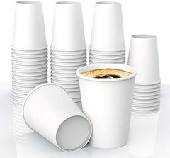 8oz Plain White Paper Cup
