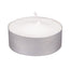 Candles Tea Lights Votive fragrance free Aluminum cups Fire Safe table lights Packing 80 units/ Pack X 4 Packs/ Case
