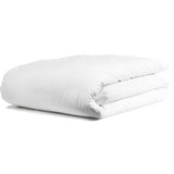 T-300 Sateen Finish Luxury Plain C-P Duvet Cover ZIPPER FULL Size 82"x90" White