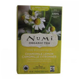 NUMI Certified Organic Fair Trade Chamomile Lemon 108 ea Teabags