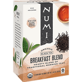 NUMI Certified Organic Fair Trade Breakfast Blend 108 ea Teabags