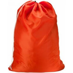 Nylon waterproof Laundry Bags locking Drawstring Closure 30"x 40" color: Orange