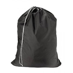 Nylon waterproof Laundry Bags locking Drawstring Closure 30"x40" color: Black