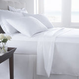 T-250 Premium Percale Plain Cotton-Poly Pillow Covers KING 21"x42" Color White