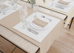 Napkins 21"x21" Fabric 7.1 oz.100% Spun Polyester "Tradition" Multi-Light-Colors 60/ Pack