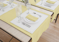 Napkins 21"x21" Fabric 6.4 oz. 100% Spun Filament Polyester "Signature" Multi-Light-Colors 60/ Pack