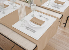 Napkins 21"x21"  Fabric 6 oz. 100% Polyester Filament "Visa Plus"  Multi-Light-Colors 60/ Pack