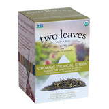 TWO LEAVES Certified Organic Tropical Green Tea Bag