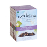 TWO LEAVES Certified Organic Jasmine Petal 90 ea Teabags