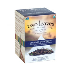 TWO LEAVES Certified Organic Darjeeling 90 ea Teabags