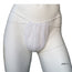 Braguitas de mujer con espalda en T, ropa interior, tanga, tela desechable, no tejida, color blanco, talla única, paquete de 100 unidades, 2 paquetes por caja
